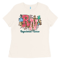 Bone rn registered nurse western Ladies Tee - NancyCooperArtShop