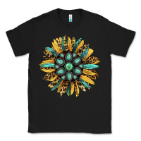 Black Gemstone Sunflower Classic Tee - RanaPortraitStore