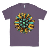 Lavender Gemstone Sunflower Classic Tee - RanaPortraitStore