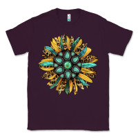 Plum Gemstone Sunflower Classic Tee - RanaPortraitStore