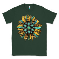 Sports Green Gemstone Sunflower Classic Tee - RanaPortraitStore