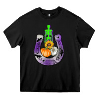 Black horseshoe halloween Heavy Core Tee - AdoDesignShop