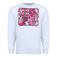 White Hope Breast Cancer Awareness Fall Premium Sweatshirt - LillyAllenDesigns