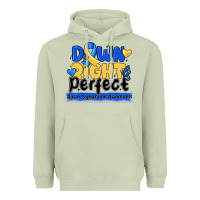 Matcha down right perfect down syndrome awareness Heavyweight Hoodie - CowhideDigitalArt