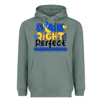 Sage down right perfect down syndrome awareness Heavyweight Hoodie - CowhideDigitalArt
