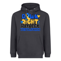 Smoke down right perfect down syndrome awareness Heavyweight Hoodie - CowhideDigitalArt