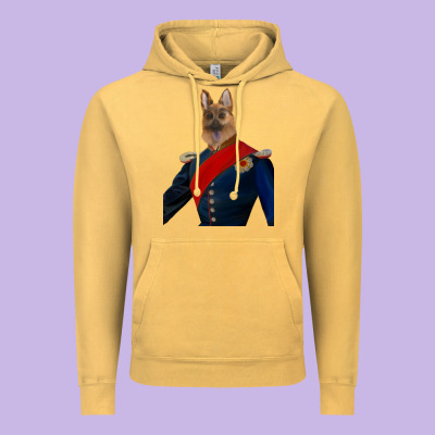 Pet Portraits, Custom Pet Portraits, Renaissance Pet Portraits, Custom Vintage Hoodie Designed By Ranaportraitstore