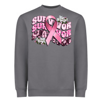 Storm survivor breast cancer Heavyweight Sweatshirt - CowGirlArtShop