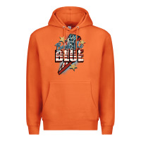 Carrot Back the blue Premium Hoodie - FaDigitalArtStudio