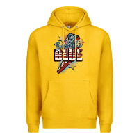 Lemon Back the blue Premium Hoodie - FaDigitalArtStudio