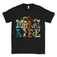 Black western momlife skull with bandana Classic Tee - Jasminsmagicworld