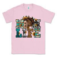 Bubblegum Pink western momlife skull with bandana Classic Tee - Jasminsmagicworld