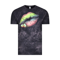Cloud Black Pastel Color Easter Lips Vintage Tee - Bettercallsaul