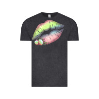 Vintage Black Pastel Color Easter Lips Vintage Tee - Bettercallsaul