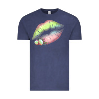 Vintage Denim Pastel Color Easter Lips Vintage Tee - Bettercallsaul