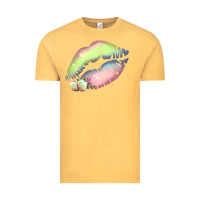 Vintage Mustard Pastel Color Easter Lips Vintage Tee - Bettercallsaul