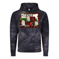 Cloud Black happy holidays gnomes Christmas Truck Vintage Hoodie - Bettercallsaul