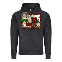 Vintage Black happy holidays gnomes Christmas Truck Vintage Hoodie - Bettercallsaul