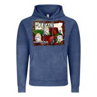 Vintage Denim happy holidays gnomes Christmas Truck Vintage Hoodie - Bettercallsaul