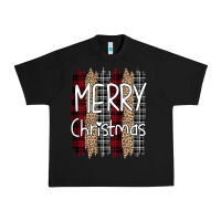 Black Merry Christmas Leopard Urban Heavy Tee - Bettercallsaul