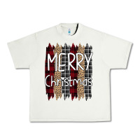 Pistachio Merry Christmas Leopard Urban Heavy Tee - Bettercallsaul