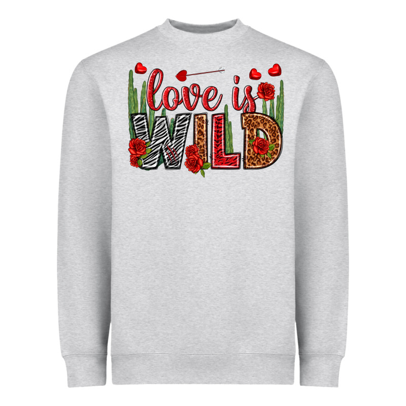Love Is Wild Valentine's Day Heavyweight Sweatshirt by HowdyJamesFarm | Teevron