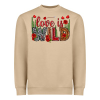Mushroom Love is wild Valentine's Day Heavyweight Sweatshirt - HowdyJamesFarm