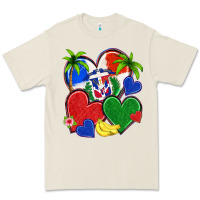 Bone dominican repuclic hearts Premium Tee - NancyCooperArtShop