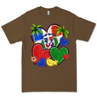 Cacao dominican repuclic hearts Premium Tee - NancyCooperArtShop