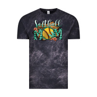 Cloud Black Softball Mom Vintage Tee - Bettercallsaul