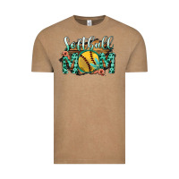 Vintage Coffee Softball Mom Vintage Tee - Bettercallsaul