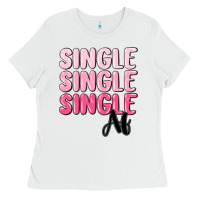 White single af Ladies Tee - MaliasSmallBusiness