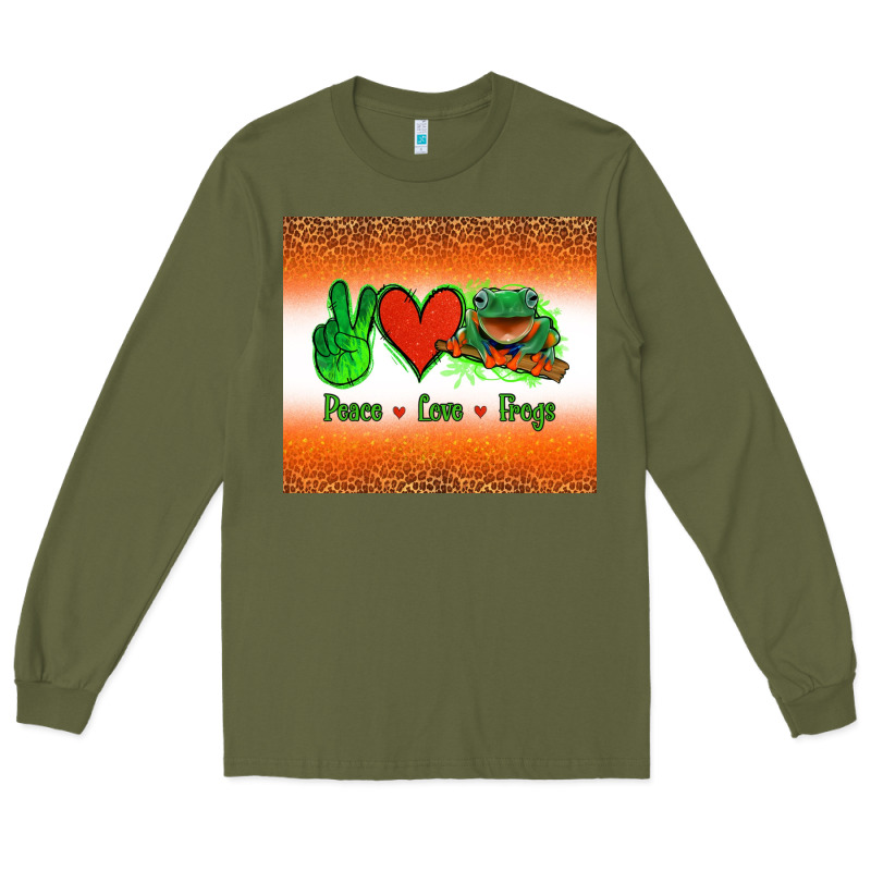 Peace Love Frogs Long Sleeve Tee by Jasminsmagicworld | Teevron