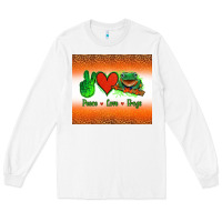 White peace love frogs Long Sleeve Tee - Jasminsmagicworld