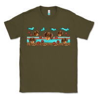 Army Green dachshund wiener dog Classic Tee - Jasminsmagicworld