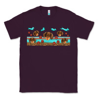 Plum dachshund wiener dog Classic Tee - Jasminsmagicworld