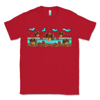 Red dachshund wiener dog Classic Tee - Jasminsmagicworld