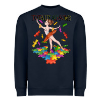 Navy totally au some Heavyweight Sweatshirt - CowGirlArtShop