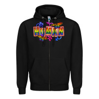 Black Human pride Zipper Hoodie - FaDigitalArtStudio