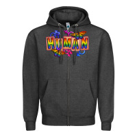 Charcoal Heather Human pride Zipper Hoodie - FaDigitalArtStudio