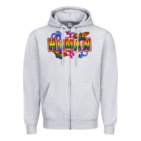 Heather Grey Human pride Zipper Hoodie - FaDigitalArtStudio
