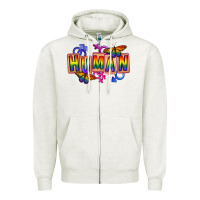 Oatmeal Heather Human pride Zipper Hoodie - FaDigitalArtStudio