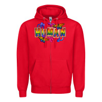 Red Human pride Zipper Hoodie - FaDigitalArtStudio
