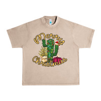 French Oak Merry Christmas Cactus Urban Heavy Tee - Bettercallsaul