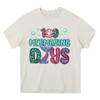 Cream 100 mermazing days Heavy Core Tee - MaliasSmallBusiness