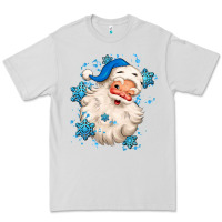 Dove Grey winter christmas santa claus Premium Tee - MaliasSmallBusiness