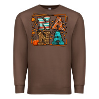 Chestnut Fall Autumn Leopard Nana Premium Sweatshirt - LillyAllenDesigns