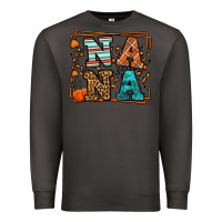 Smoke Fall Autumn Leopard Nana Premium Sweatshirt - LillyAllenDesigns