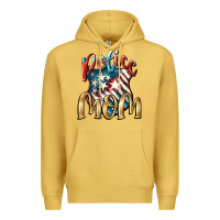 Antique Gold Police Mom Premium Hoodie - FaDigitalArtStudio