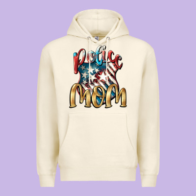 Police Mom Premium Hoodie Designed By Fadigitalartstudio